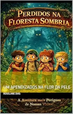 Capa do livro PERDIDOS NA FLORESTA SOMBRIA: UM APRENDIZADOS NA FLOR DA PELE - Roselane Dias Cezar Cardoso