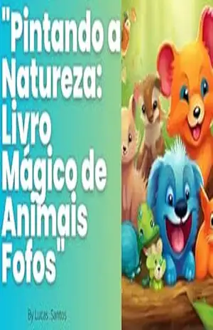 Pintando a Natureza Livro Mágico de Animais Fofos: Livro Fantástico de Animais Fofos para crianças colorir – Lucas  Santos