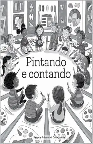 Capa do livro Pintando e contando - Renata Frizzarini Casagrande