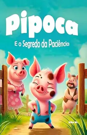 Capa do livro Pipoca e o Segredo da Paciência: Uma história divertida para ensinar obediência e respeito aos pequenos - Alice M.