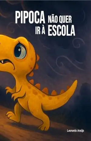 Capa do livro Pipoca não quer ir à Escola - Leonardo Araújo
