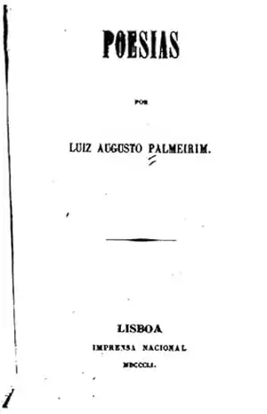 Capa do livro Poesias - Luiz Augusto Palmeirim