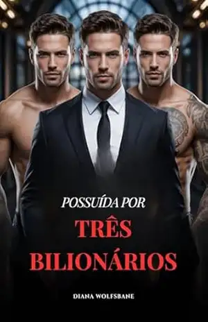 Capa do livro POSSUÍDA POR TRÊS BILIONÁRIOS: Um Romance Harém Reverso Com Bilionários (Companheiros Lobos & Corações Alphas – Uma Série de Romance com Lobisomens Livro 32) - DIANA WOLFSBANE