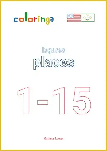 Baixar Praticar Inglês com Lugares (1–15): Livros de Exercícios para Aprender Inglês em Casa – Coloringa pdf, epub, mobi, eBook