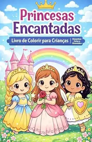 Princesas Mágicas – Livro de Colorir Infantil: Princesas Encantadas – Livro de Colorir para Crianças | Desenhos Fofos e Divertidos - Amanda Yasmim Princesas Mágicas – Livro de Colorir Infantil: Princesas Encantadas – Livro de Colorir para Crianças | Desenhos Fofos e Divertidos - Amanda Yasmim