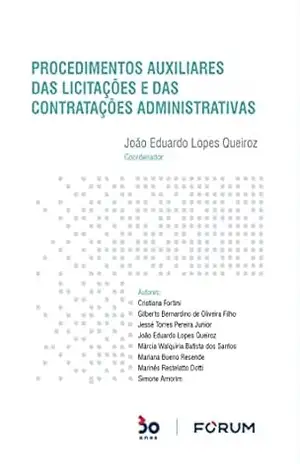 Capa do livro Procedimentos Auxiliares das Licitações e das Contratações Administrativas - João Eduardo Lopes Queiroz