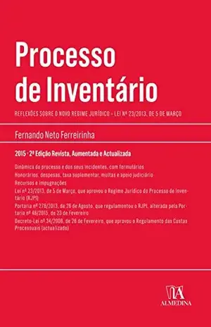 Capa do livro Processo de Inventário – 2.ª Edição - Fernando Neto Ferreirinha