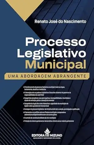 Capa do livro Processo Legislativo Municipal - Renato José do Nascimento