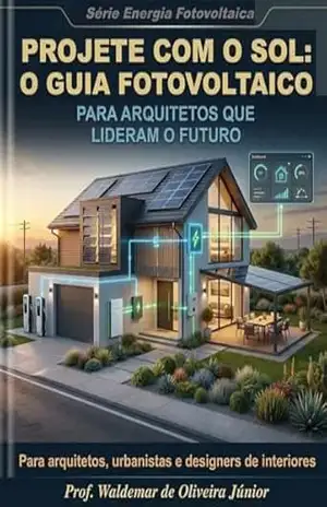Capa do livro Projete com o Sol:: O Guia Fotovoltaico para Arquitetos que Lideram o Futuro - Prof. Waldemar de Oliveira Júnior
