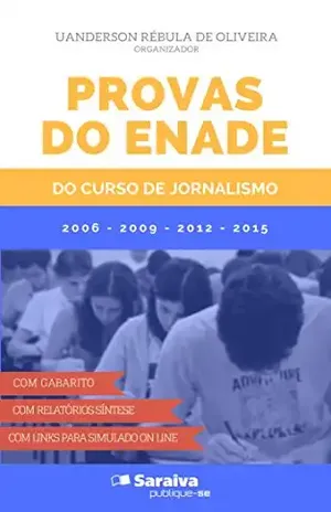 Capa do livro Provas do ENADE do curso de Jornalismo - Uanderson Rébula de Oliveira