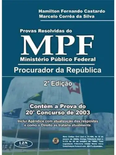 Baixar Provas Resolvidas Do Ministerio Publico Federal pdf, epub, mobi, eBook