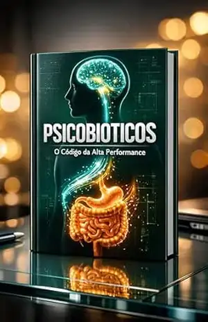Capa do livro Psicobioticos: O Código da Alta Performance: O guia definitivo de biohacking para otimizar o eixo intestino cérebro, eliminar a nevoa mental e assumir o controle total da sua biologia interna. - Eric Teles