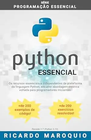 Capa do livro Python Essencial (Série Programação Essencial) - Ricardo Maroquio