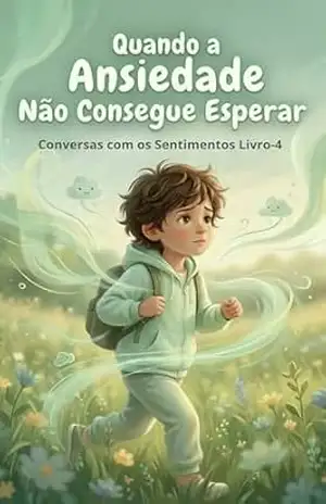 Quando a Ansiedade Não Consegue Esperar: Uma história para crianças sobre pressa, pensamentos acelerados e como encontrar segurança no agora (Conversas com os Sentimentos Livro 4) – michele valentim
