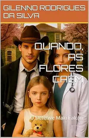 Capa do livro QUANDO, AS FLORES CAEM: O Detetive Maki Falcon - GILENNO RODRIGUES DA SILVA