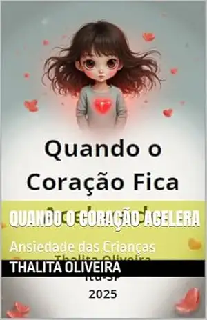 Capa do livro Quando o Coração Acelera: Ansiedade das Crianças - Thalita Oliveira