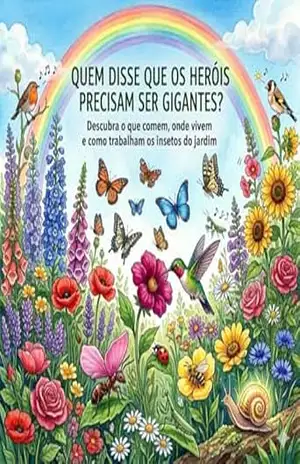 QUEM DISSE QUE OS HERÓIS PRECISAM SER GIGANTES?: Descubra o que comem, onde vivem e como trabalham os insetos do jardim. – Silvana  Castro