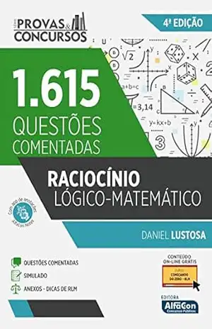 Capa do livro Raciocínio lógico–matemático - Daniel (Autor) Lustosa