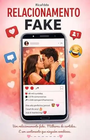 Capa do livro Relacionamento Fake - Ricar̂ddo