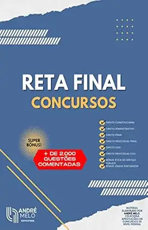 Capa do livro Reta Final – Direito para concursos. - André  Victor