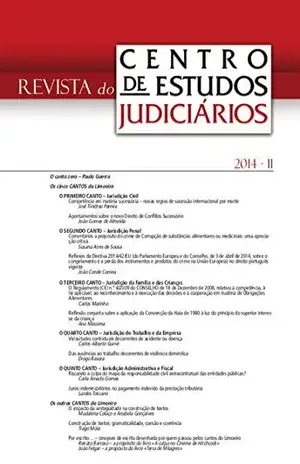 Revista do CEJ n.º 2 – 2014 – Centro de Estudos Judiciários