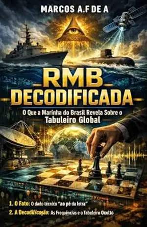 Capa do livro RMB DECODIFICADA: O Que a Marinha do Brasil Revela Sobre o Tabuleiro Global: 1. O Fato (O que a RMB diz): O dado técnico ''ao pé da letra''. 2. A Decodificação ... (o despertar da humanidade biblicamente) - MarcoS  a.f DE a