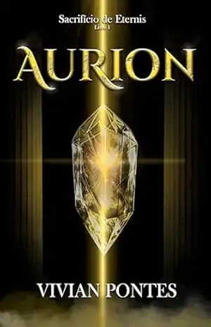 Capa do livro Sacrificio de Eternis – Aurion: Livro 1 – Fantasia Sombria com Romance - Vivian Pontes