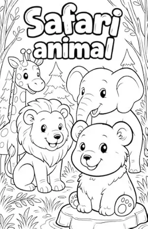 Safari Animal: Livro Infantil para colorir – Rodrigo  Lopes