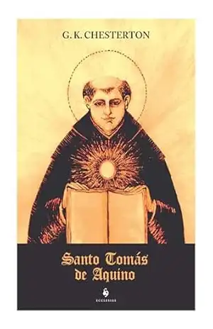 Capa do livro Santo Tomás de Aquino - G. K. Chesterton