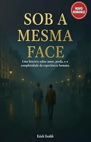 Capa do livro Sob a Mesma Face – Prévia: Uma história sobre amor, perda, e a complexidade da experiência humana. - Erick Evaldt