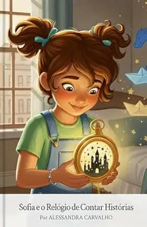 Capa do livro Sofia e o Relógio de Contar Histórias - ALESSANDRA CARVALHO