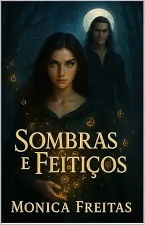 Capa do livro sombras e feitiços - Monica Freitas