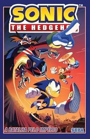Capa do livro Sonic The Hedgehog – Volume 13: Batalha pelo Império - Ian Flynn