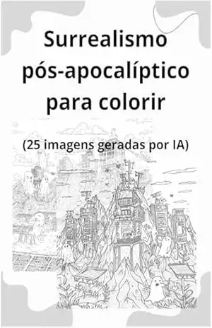 Surrealismo pós–apocalíptico para colorir: Imagens geradas por IA – José Ávila