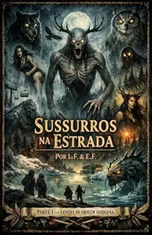 Capa do livro Sussurros na Estrada: PARTE I – LENDAS DE ORIGEM INDÍGENA - Luara de Lima Ferreira