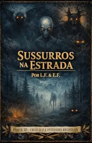 Capa do livro Sussurros na Estrada: PARTE III — CRIATURAS E ENTIDADES REGIONAIS - Luara de Lima Ferreira