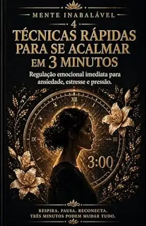 Técnicas Rápidas para se Acalmar em 3 Minutos: Regulação emocional imediata para ansiedade, estresse e pressão (Mente Inabalável) – M F  RIBEIRO