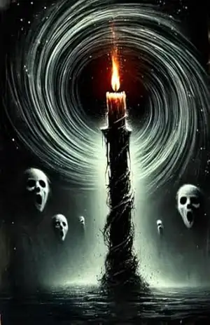 Capa do livro the black hole:candle - cauã lima