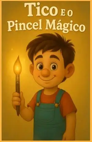 Capa do livro Tico e o Pincel Mágico - Igor  Santos