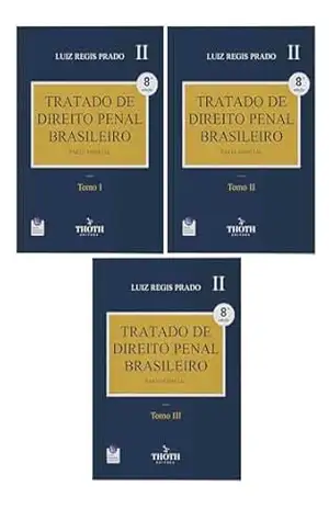 Capa do livro Tratado de direito penal brasileiro: Parte especial: 8° Edição - Luiz Regis Prado