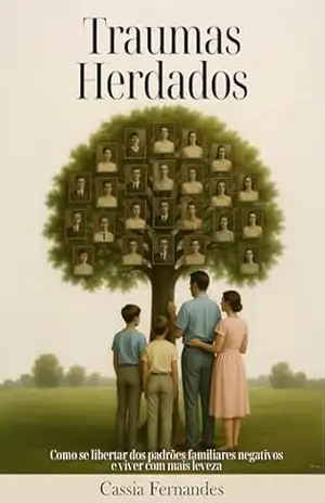 Capa do livro Traumas Herdados: Como se libertar dos padrões familiares negativos e viver com mais leveza - Cassia Fernandes