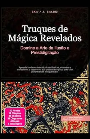 Capa do livro Truques de Mágica Revelados: Domine a Arte da Ilusão e Prestidigitação (Magia Livro 1) - Eka A.I. Salbei
