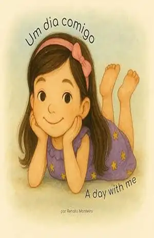Capa do livro Um dia comigo – A day with me - Renata Monteiro