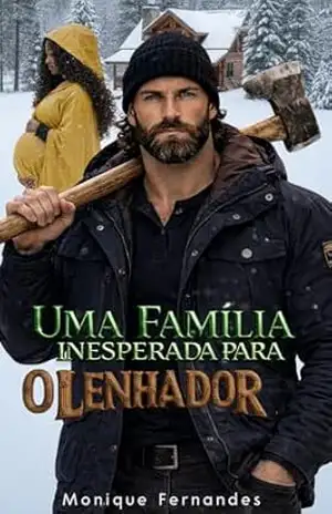 Capa do livro Uma Família Inesperada Para o Lenhador – BWWM Romance - Monique  Fernandes