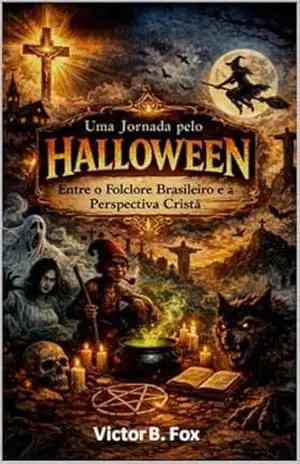 Capa do livro Uma Jornada Pelo Halloween Entre o Folclore Brasileiro e a Perspectiva Cristã - Victor B. Fox