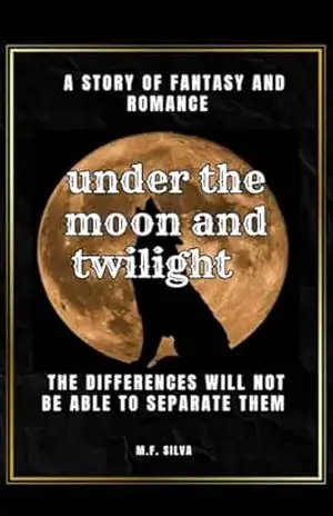 Capa do livro under the moon and twilight - M.F Silva