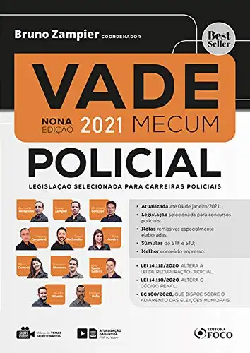 Baixar Vade Mecum Policial: Legislação selecionada para carreiras policiais pdf, epub, mobi, eBook