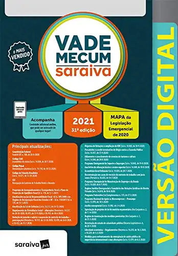 Baixar Vade Mecum Saraiva – Tradicional – 31ª Edição 2021 pdf, epub, mobi, eBook