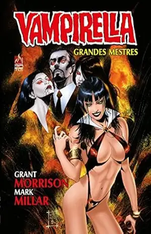 Capa do livro Vampirella. Grandes Mestres. Grant Morrison & Mark Millar - Grant Morrison