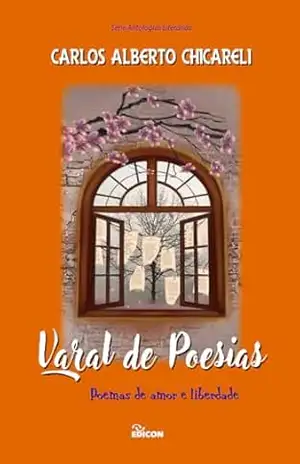 Capa do livro Varal de Poesias: Poemas de amor e liberdade - CARLOS ALBERTO  CHICARELI